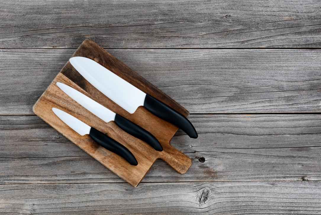A set of ceramic knives
