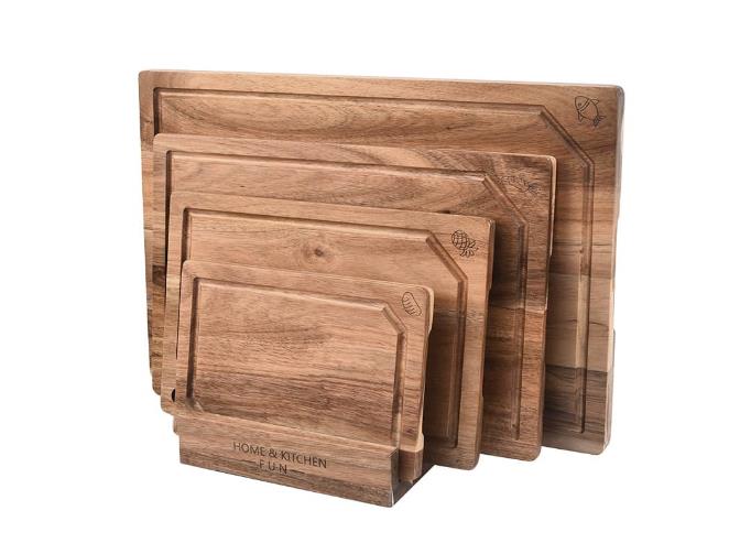 12 Wholesale Large Bamboo Cutting Board - at 