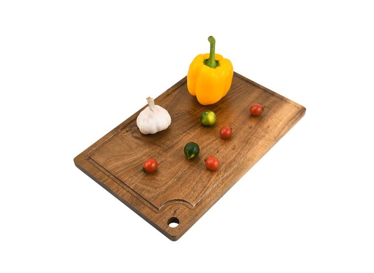 Acacia Cutting Board with Juice Groove and Hanging Hole LKCBO20010