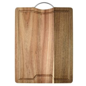 Acacia Cutting Board with Juice Groove and Handle LKCBO20020