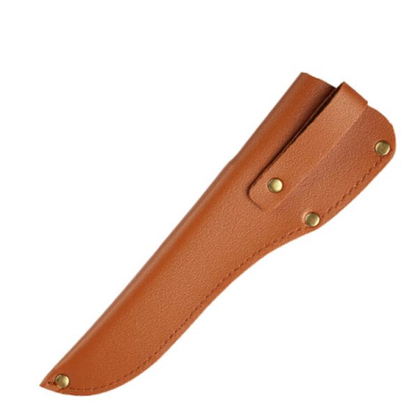 Custom Vertical Carry Boning Knife PU Leather Sheath with Belt Loop LKKSH20001