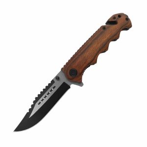 8Cr13MoV Pakkawood Folding Knife LKFDK10001