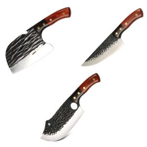 5Cr15 Sandalwood Butcher Knife LKSPK10013-15