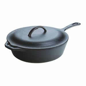 Cast Iron Covered Deep Skillet LKPAN60008