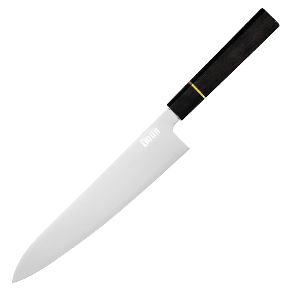 10Cr15CoMoV Clad Steel Stabilized Wood Handle Sujihiki 290 Mm KKDA0237 10cr15comov-clad-steel-stabilized-wood-handle-sujihiki-290-mm-kkda0237
