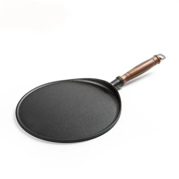 Cast Iron Frying Pan with Wood Handle LKPAN60039