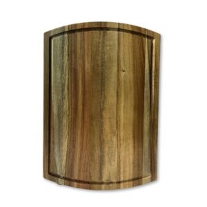 Acacia Cutting Board with Juice Groove and Curved Edges LKCBO20045