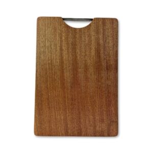 Sapele Cutting Board with Rounded Corners and Handle LKCBO20075