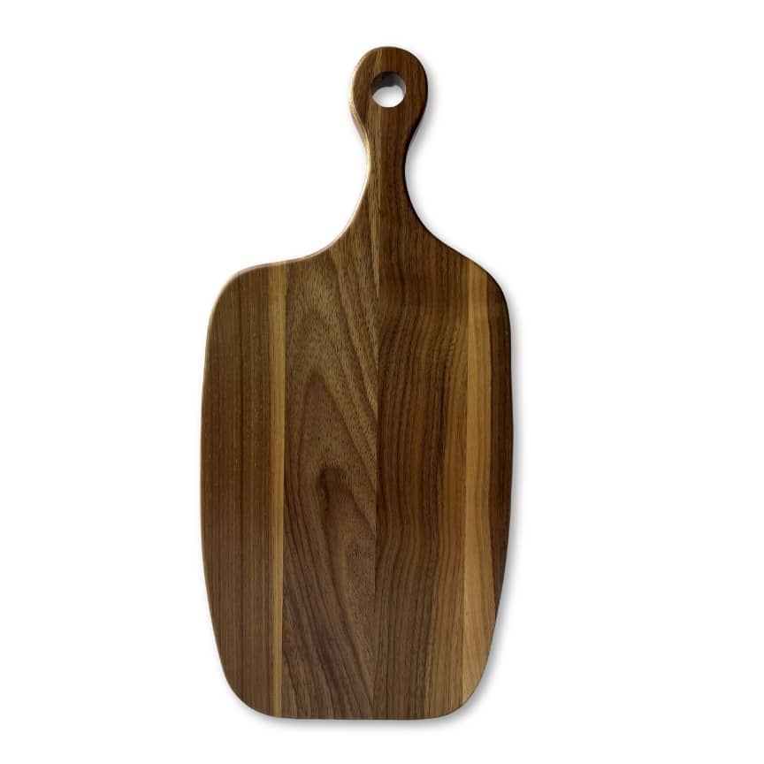 Special Shaped Walnut Cutting Board with Handle LKCBO20083