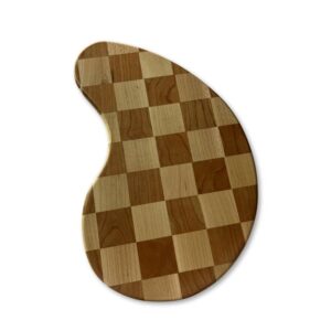 End Grain Special Shaped Cherry Maple Cutting Board LKCBO20089