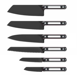 ZDF-905 Powder Steel Aluminium Alloy Kitchen Knife Set LKKSE10029