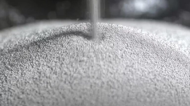 the featured image of powdered steel