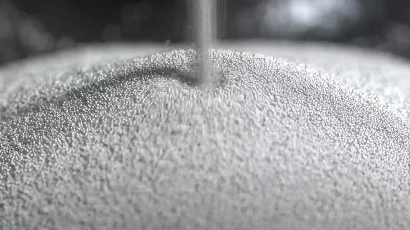 the featured image of powdered steel