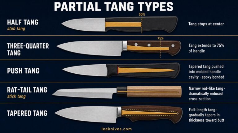 Knife Scales & Handle Construction: Full Tang to Exposed Tang